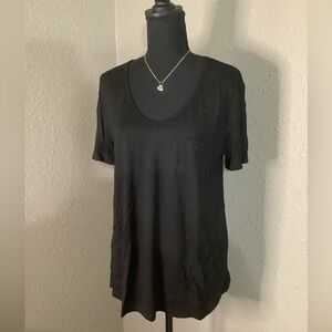 NWT LA MIEL Savannah Short Sleeve in‎ black